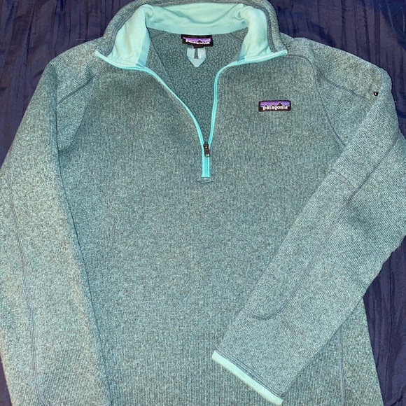Patagonia Jackets & Blazers - Green/Blue Patagonia Quarter Zip